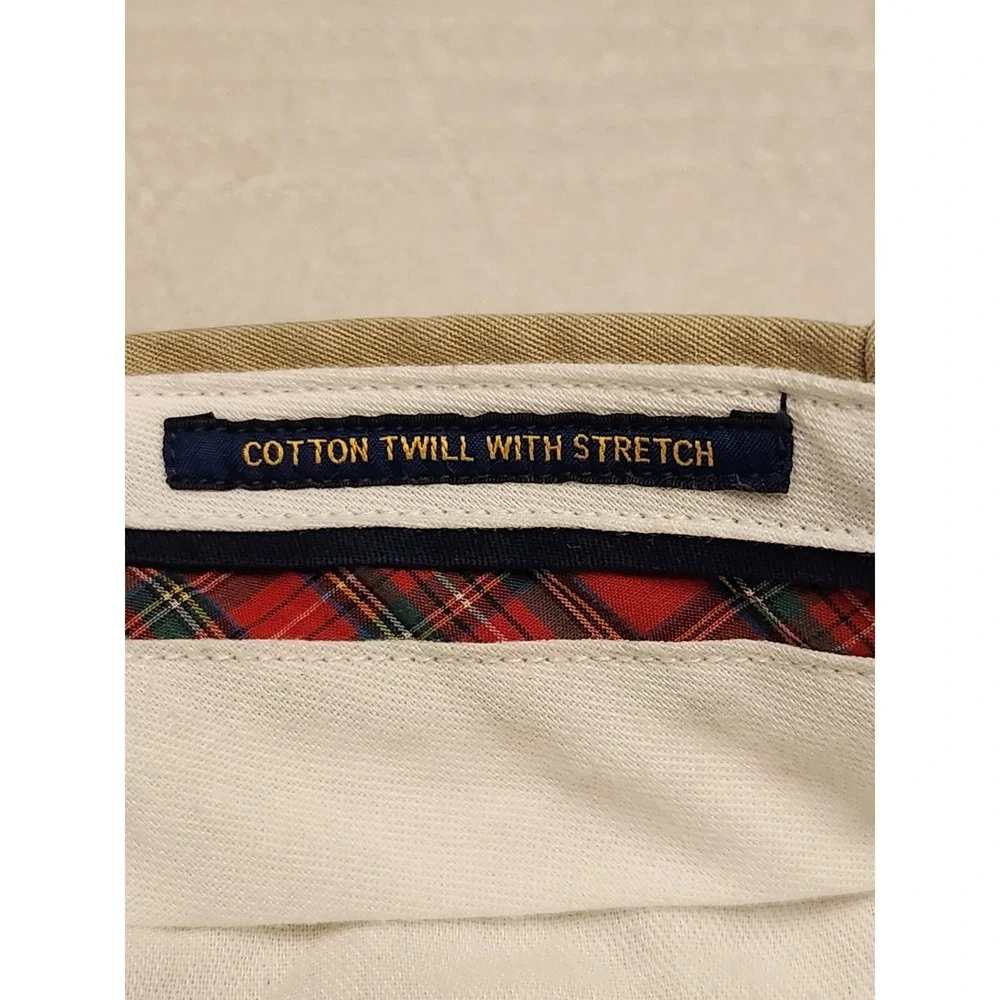 Polo Ralph‎ Lauren Pants Mens 36x30 Beige Straight Fit Performance Twill Golf